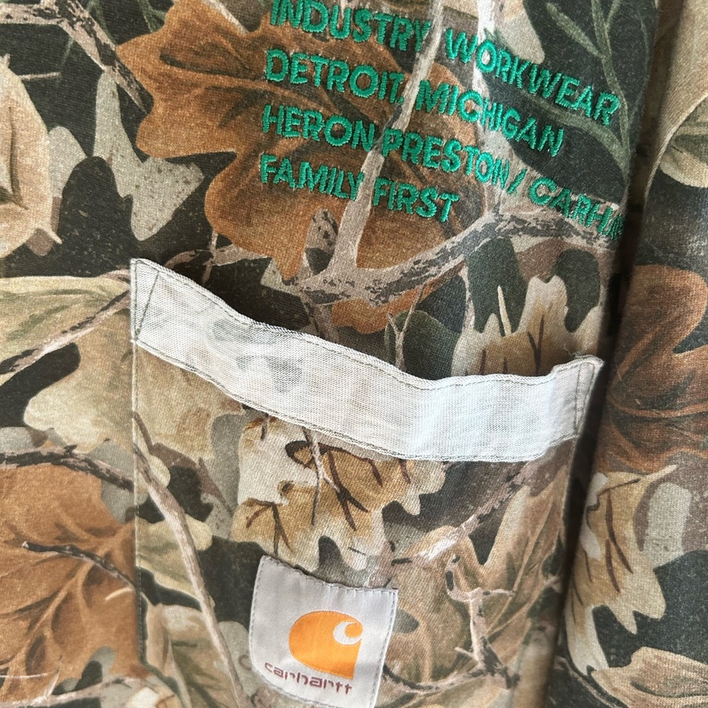 Carhartt WIP x Heron Preston Camo T-Shirt XL | Detroit | SS2017 Collab - Picture 2 of 8
